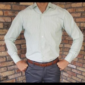 Like New Hugo Boss Gerald Striped Dress Shirt